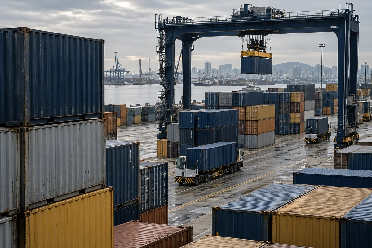 Operação de comércio internacional — imagem ilustrativa da conexão entre mercados.